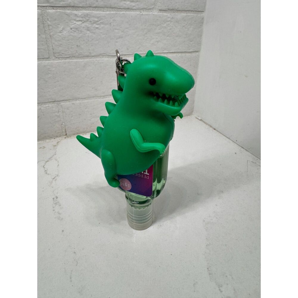 Bath & Body Works PocketBac Silicone Green Dinosaur Sanitizer Cover *NO ROAR* - Picture 4 of 7